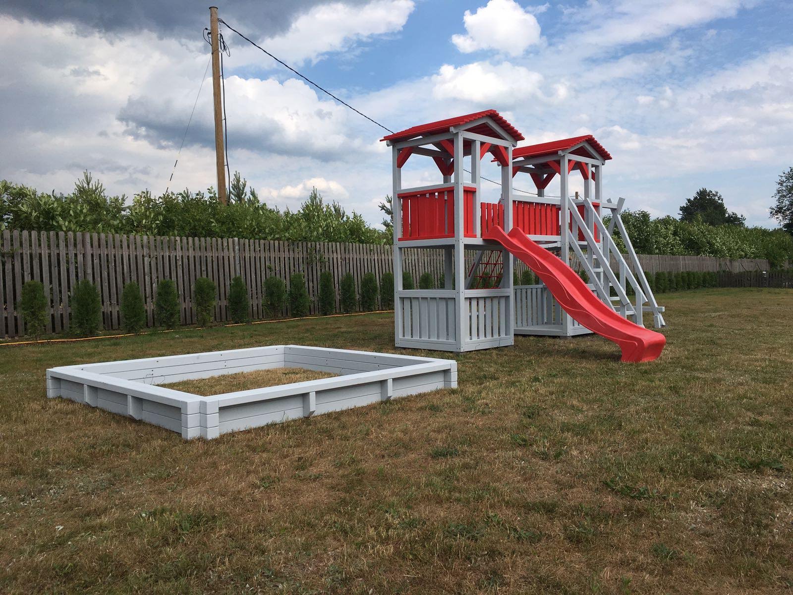 Children’s Playground (Gray-Red)